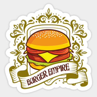 Burger Empire Sticker